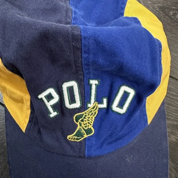 Polo Ralph Lauren Long Bill POLO P-Wing Twill Four-Panel Cap NWT Men’s L/XL - Picture 2 of 5
